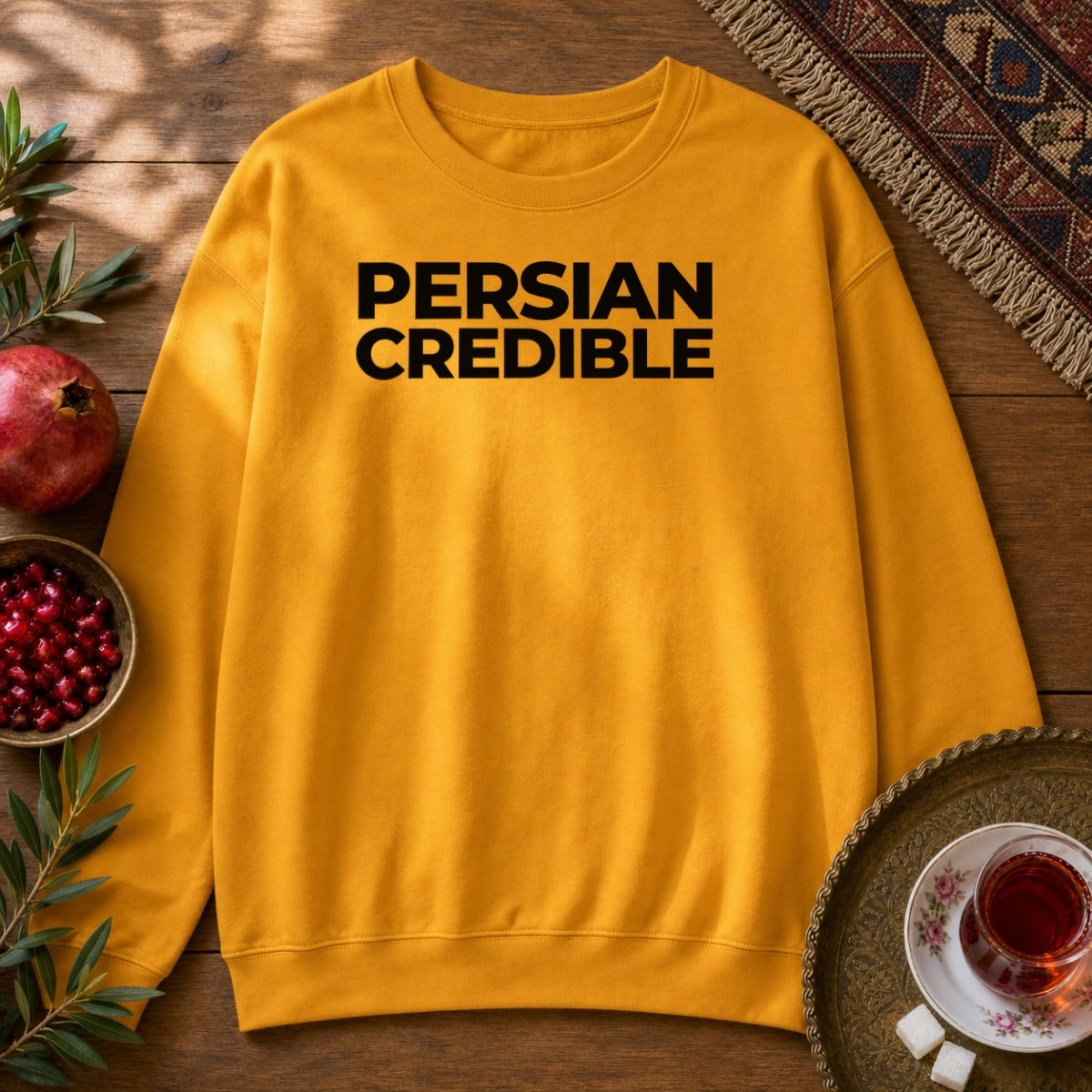 Persiancredible Sweatshirt - Gold