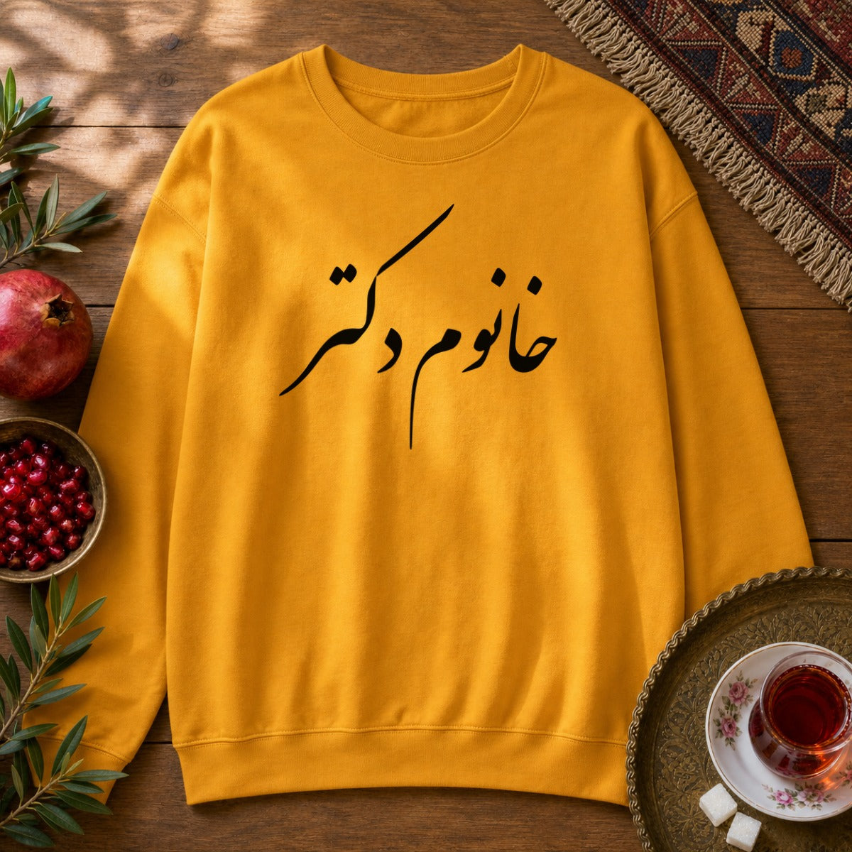 Khanoom Doctor Sweatshirt - Gold