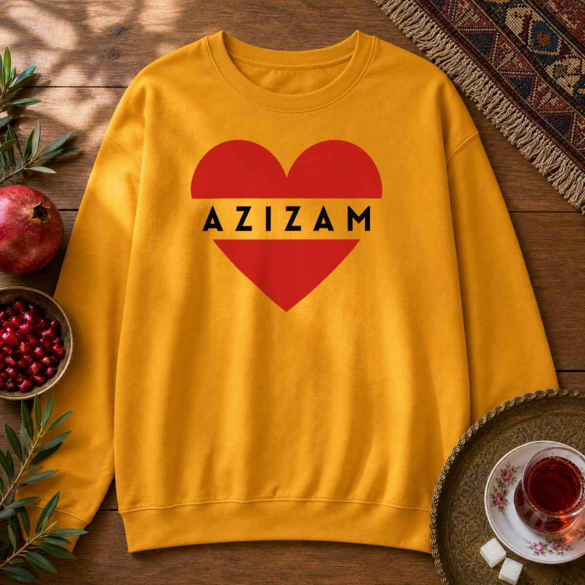 Azizam Sweatshirt - Gold
