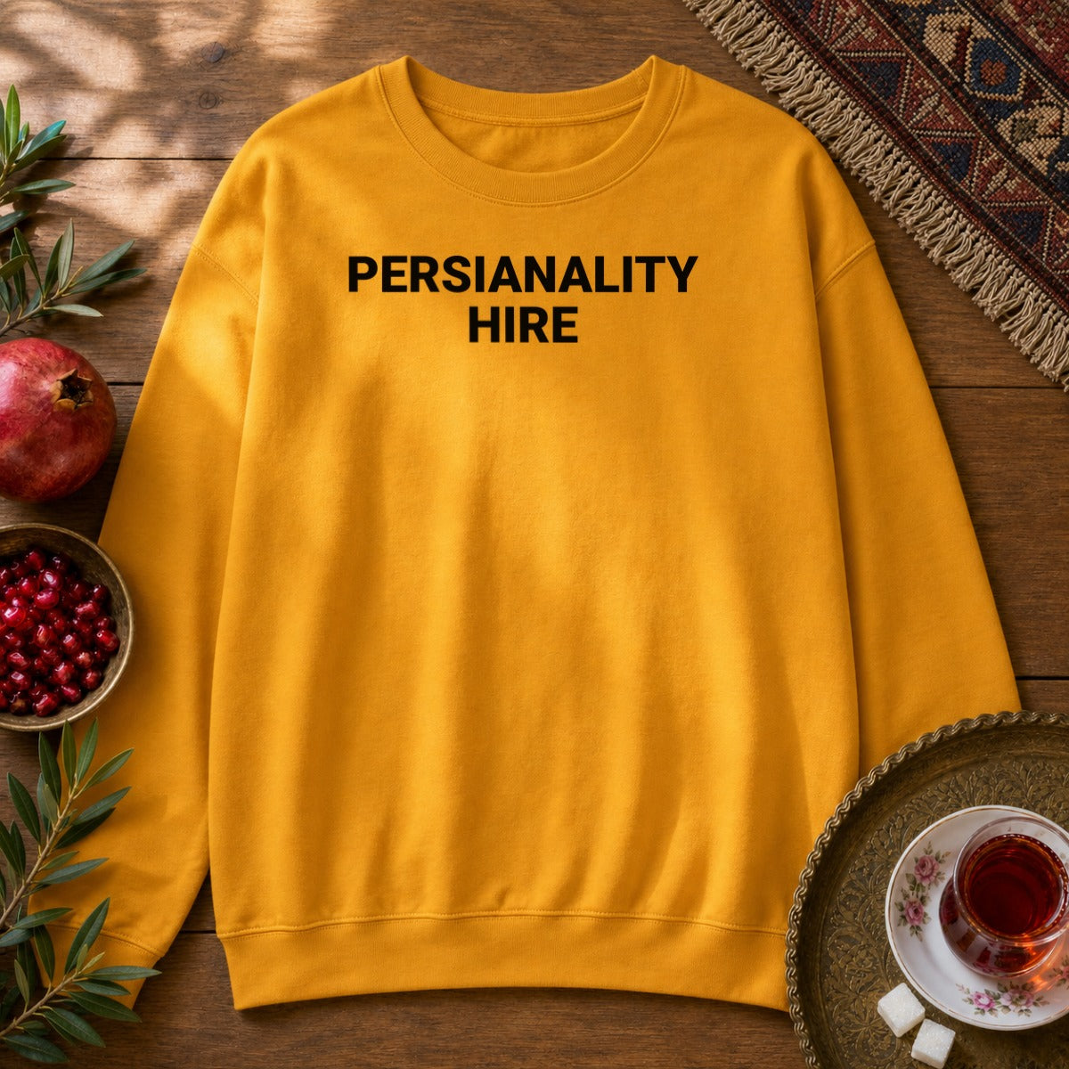 Persianality Hire Sweatshirt - Gold