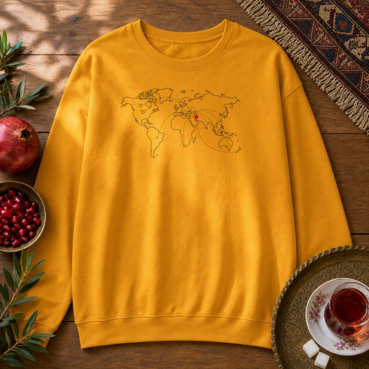 Homesick Sweatshirt - Gold