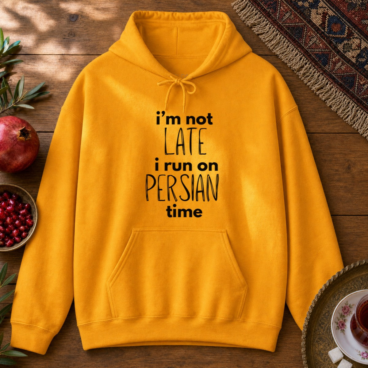 Persian Time Hoodie - Gold
