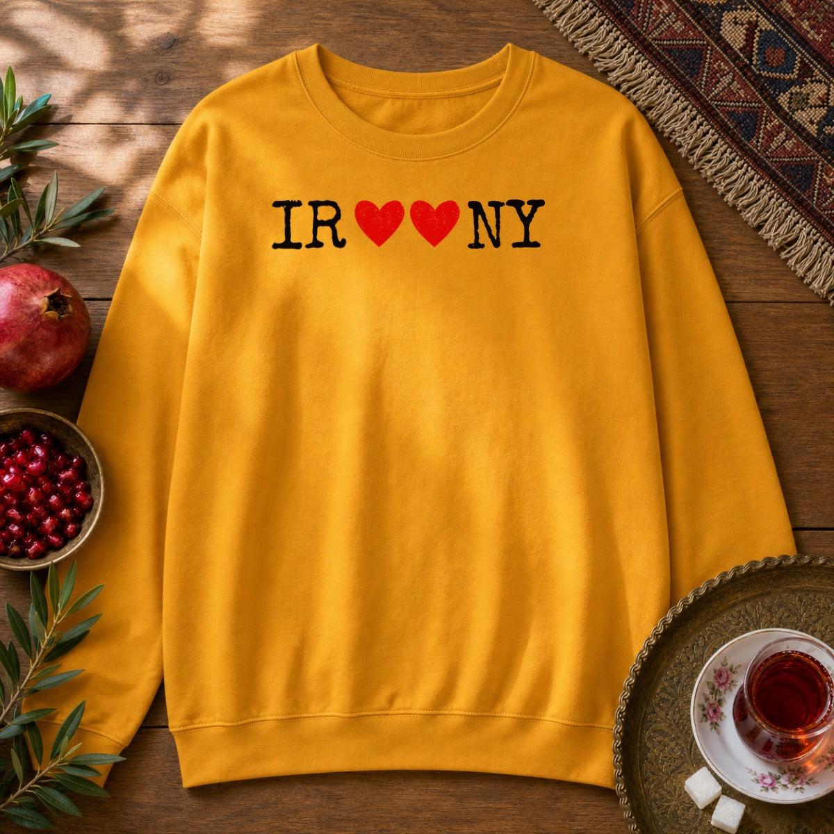 Iroony Sweatshirt - Gold