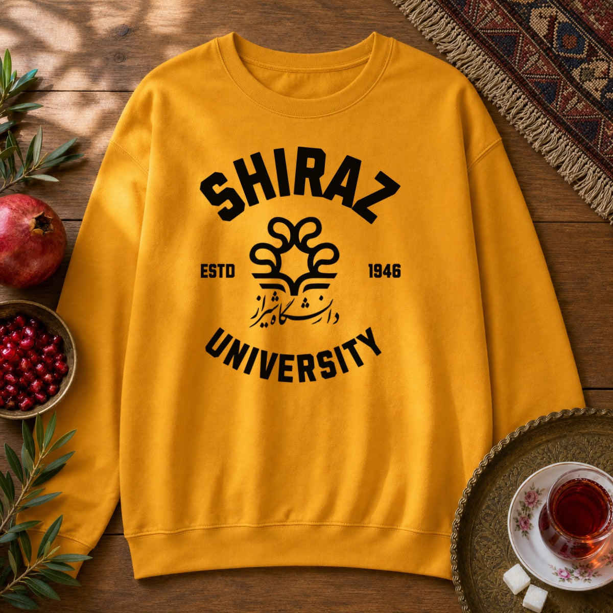 Shiraz University Sweatshirt - Gold