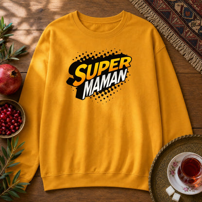Super Maman Sweatshirt - Gold