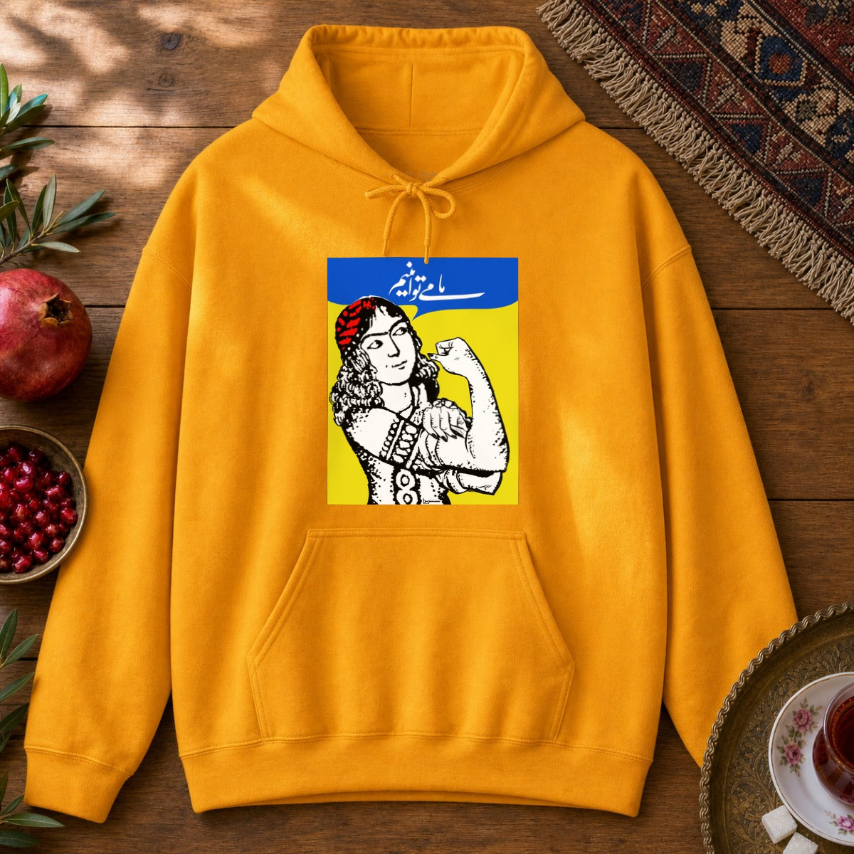 We Can Do It Hoodie - Gold