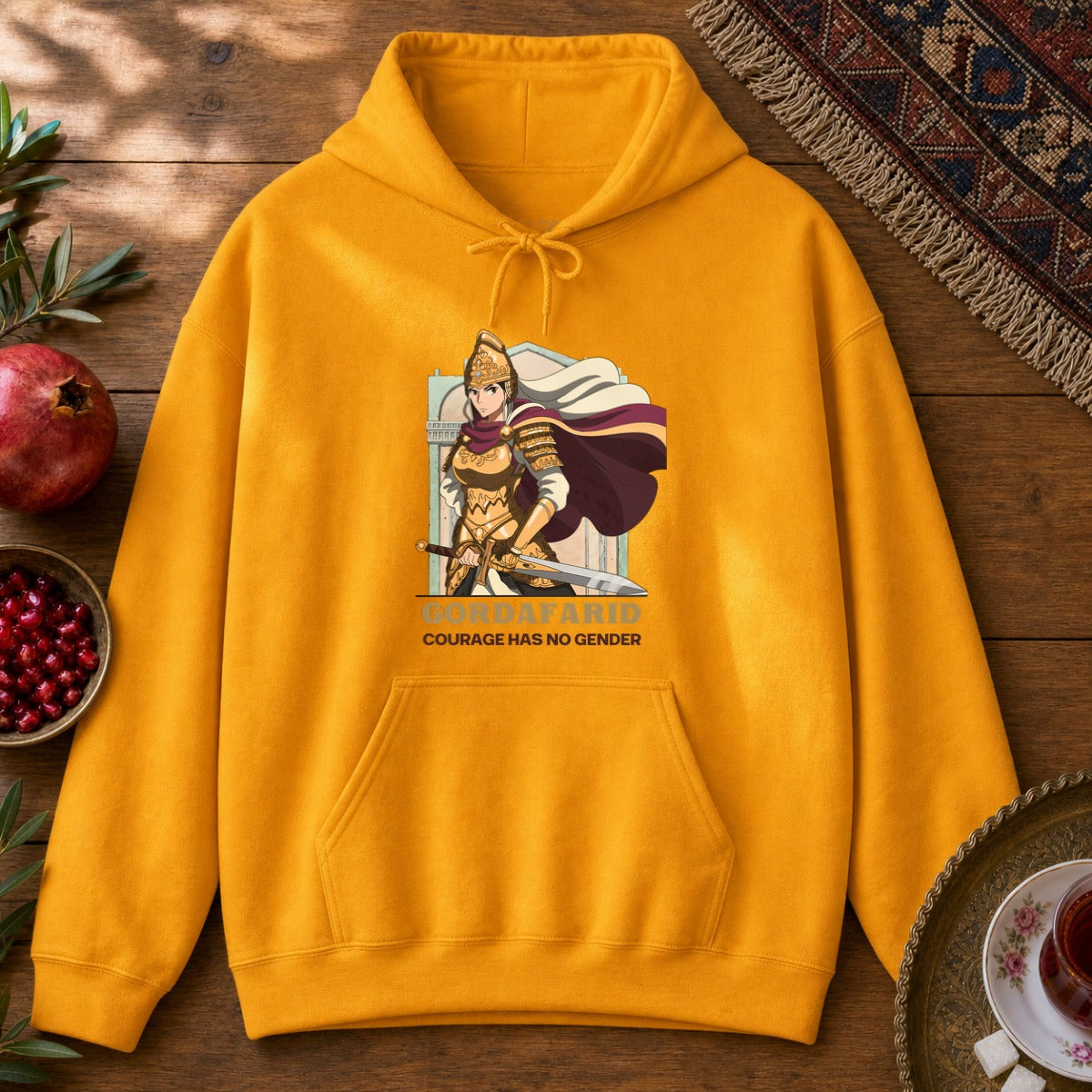 Gordafarid Hoodie - Gold