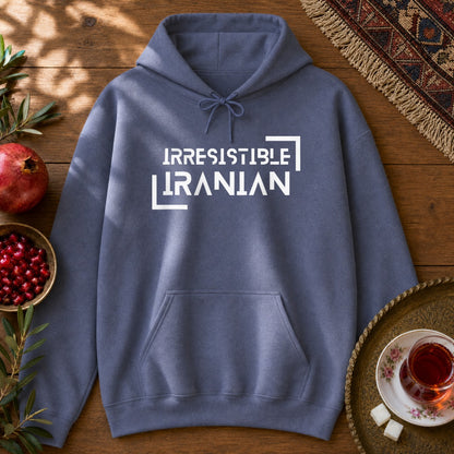 Irresistible Iranian Hoodie - Heather Navy