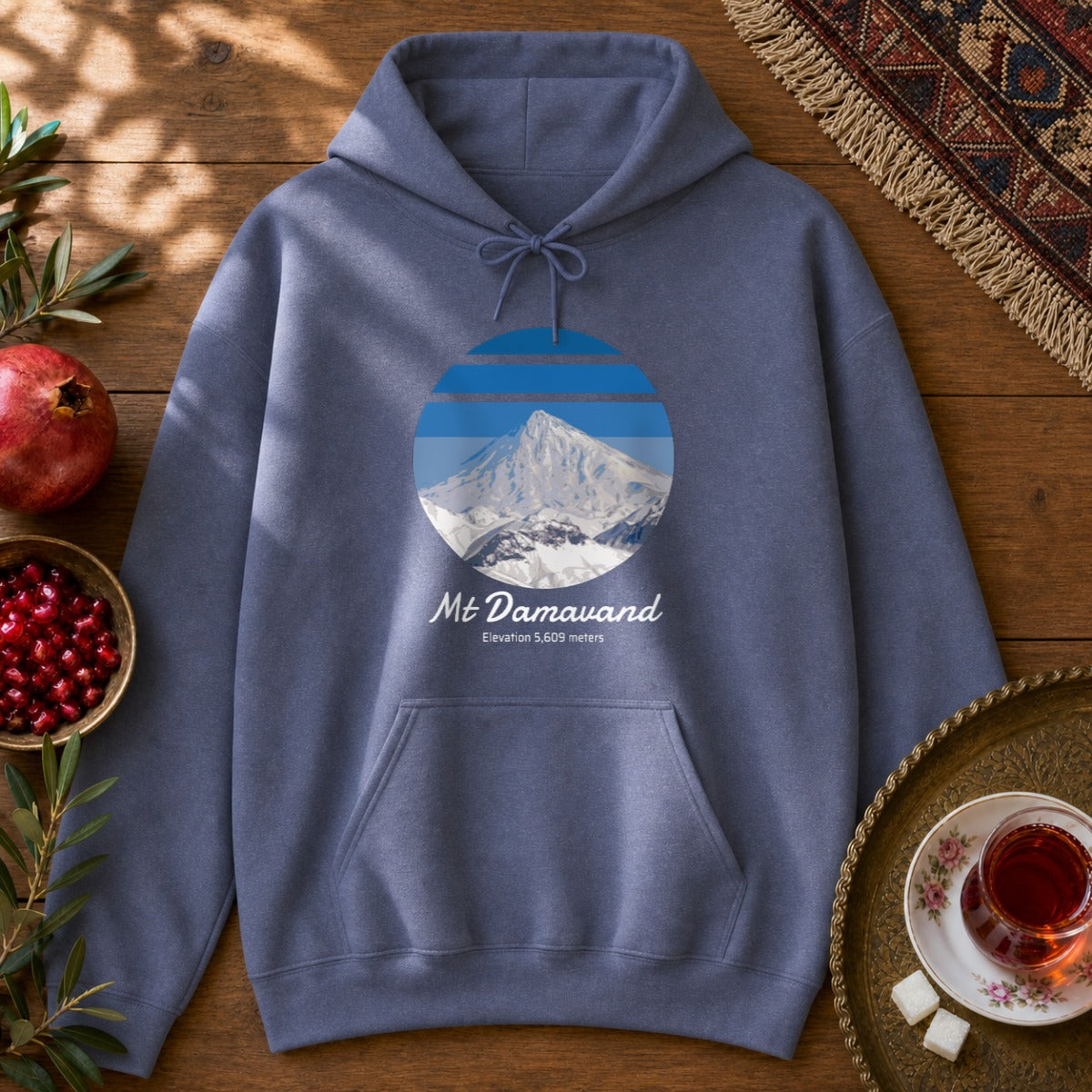 Damavand Hoodie - Heather Navy