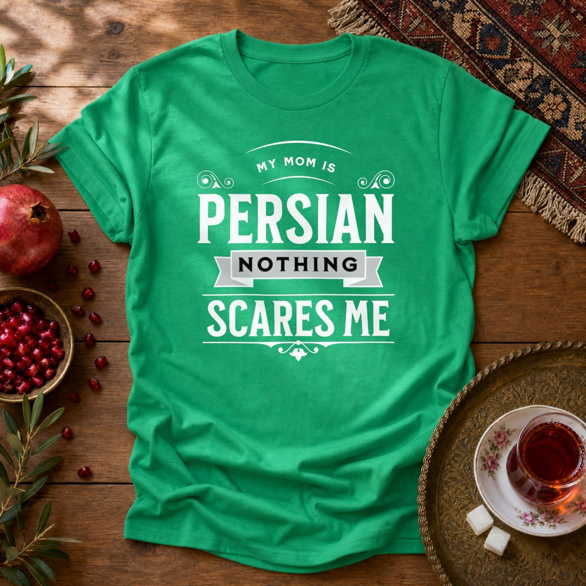 My Mom is Persian Unisex T-Shirt - Irish Green