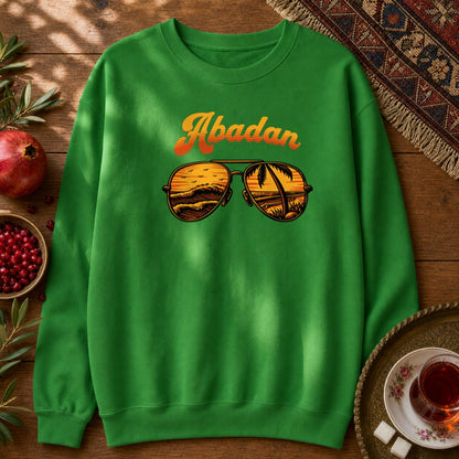Abadan Sunglasses Sweatshirt - Irish Green