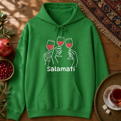 Salamati Wine Hoodie - Irish Green