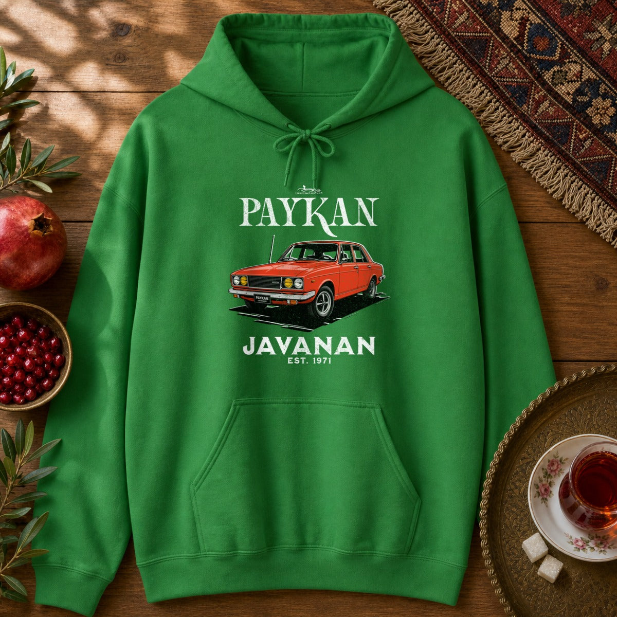 Paykan Javanan Hoodie - Irish Green