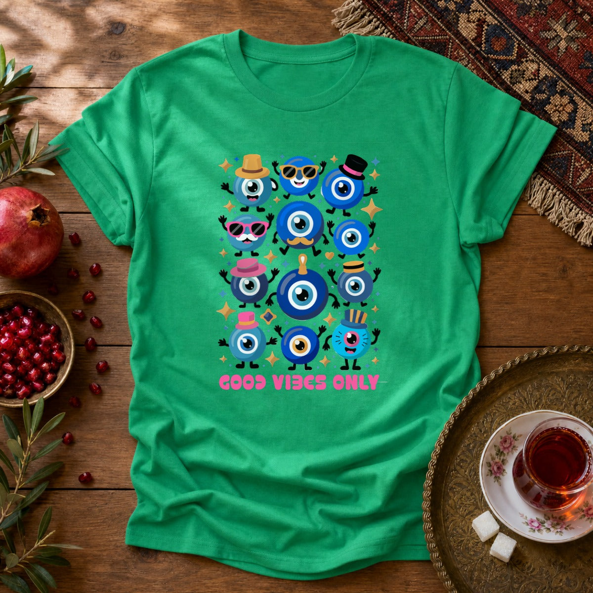 Good Vibes Only Unisex T-Shirt - Irish Green