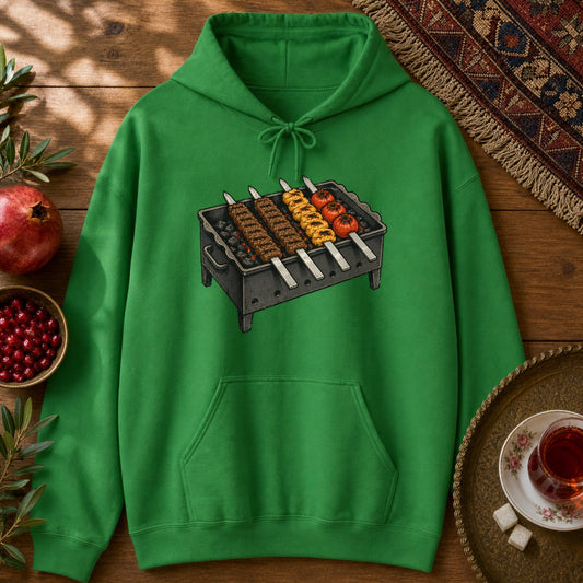 Kabab Graphics Hoodie - Irish Green