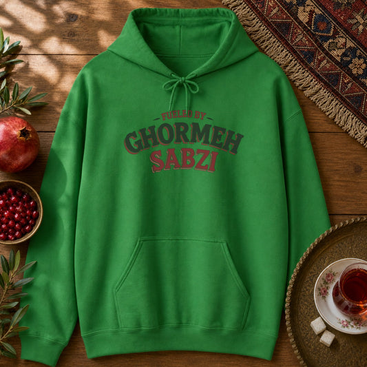 Fueled by Ghormehsabzi Hoodie - Irish Green