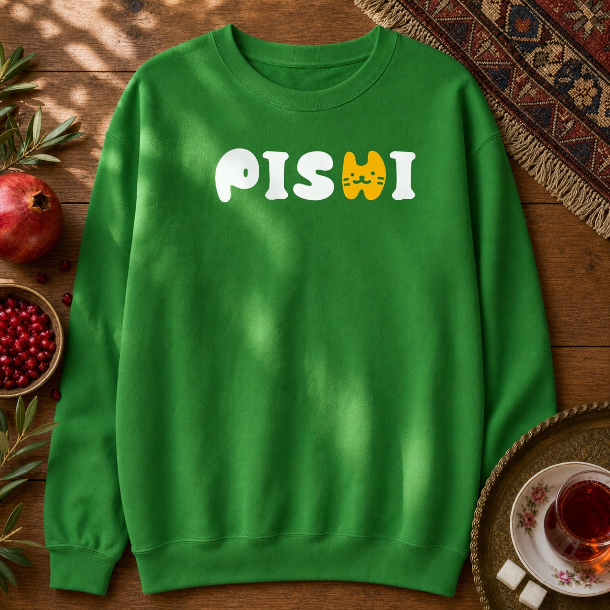 Pishi Type Sweatshirt - Irish Green