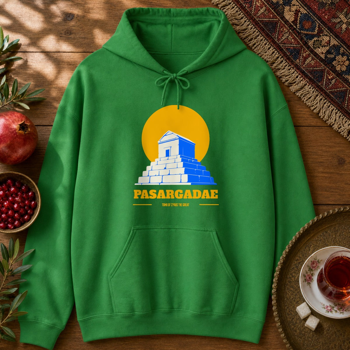 Pasargadae Hoodie - Irish Green