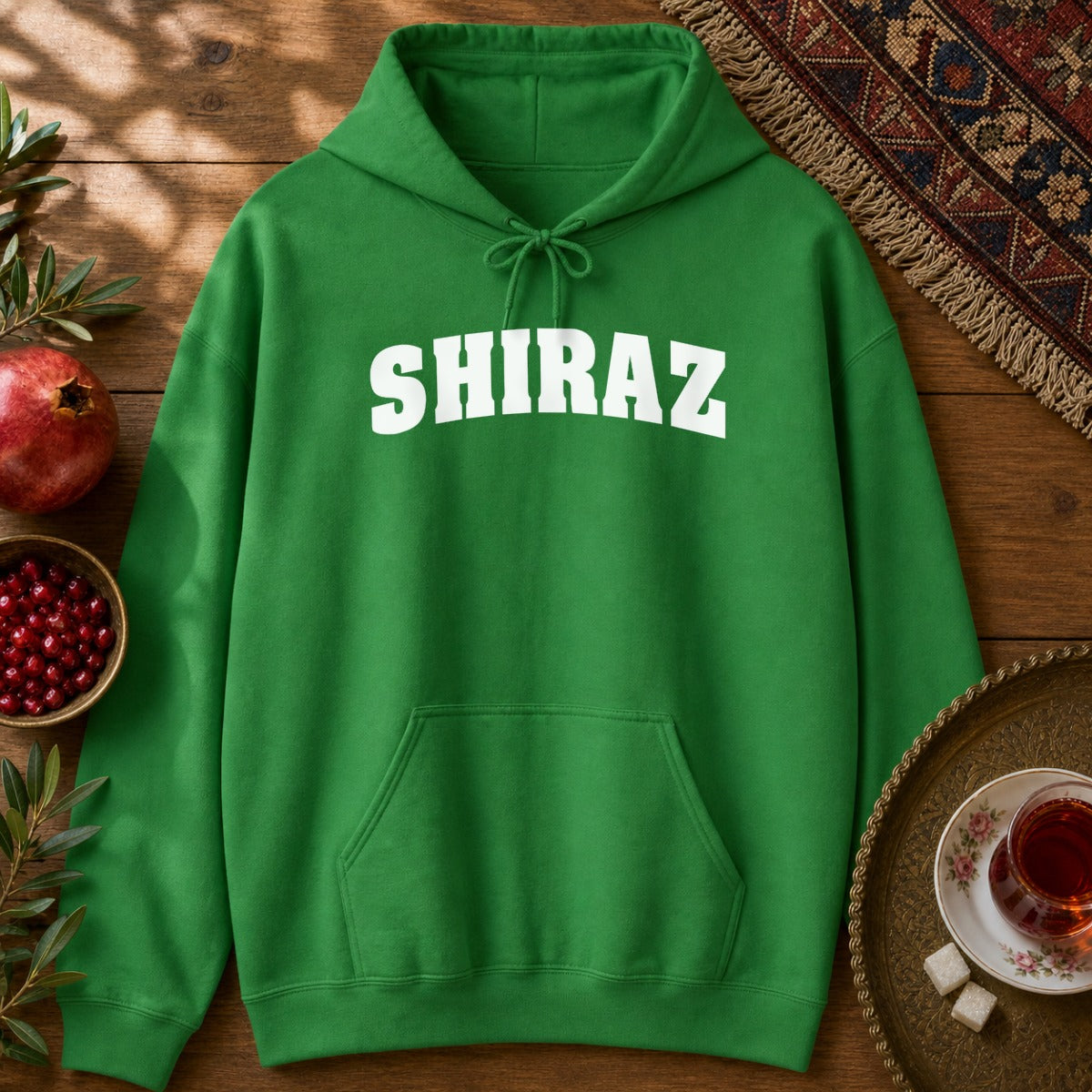Shiraz 2 Hoodie - Irish Green
