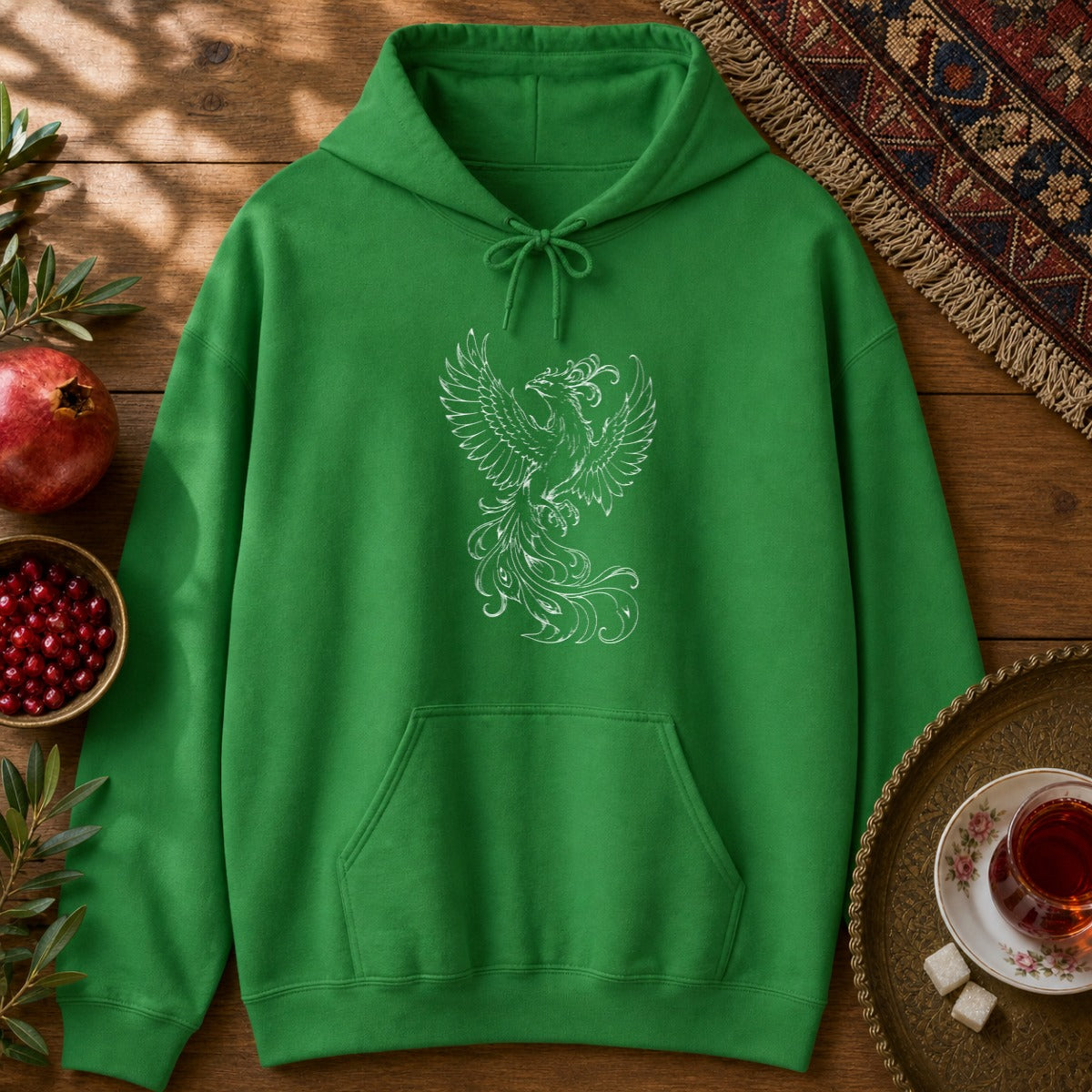 Simorgh Hoodie - Irish Green