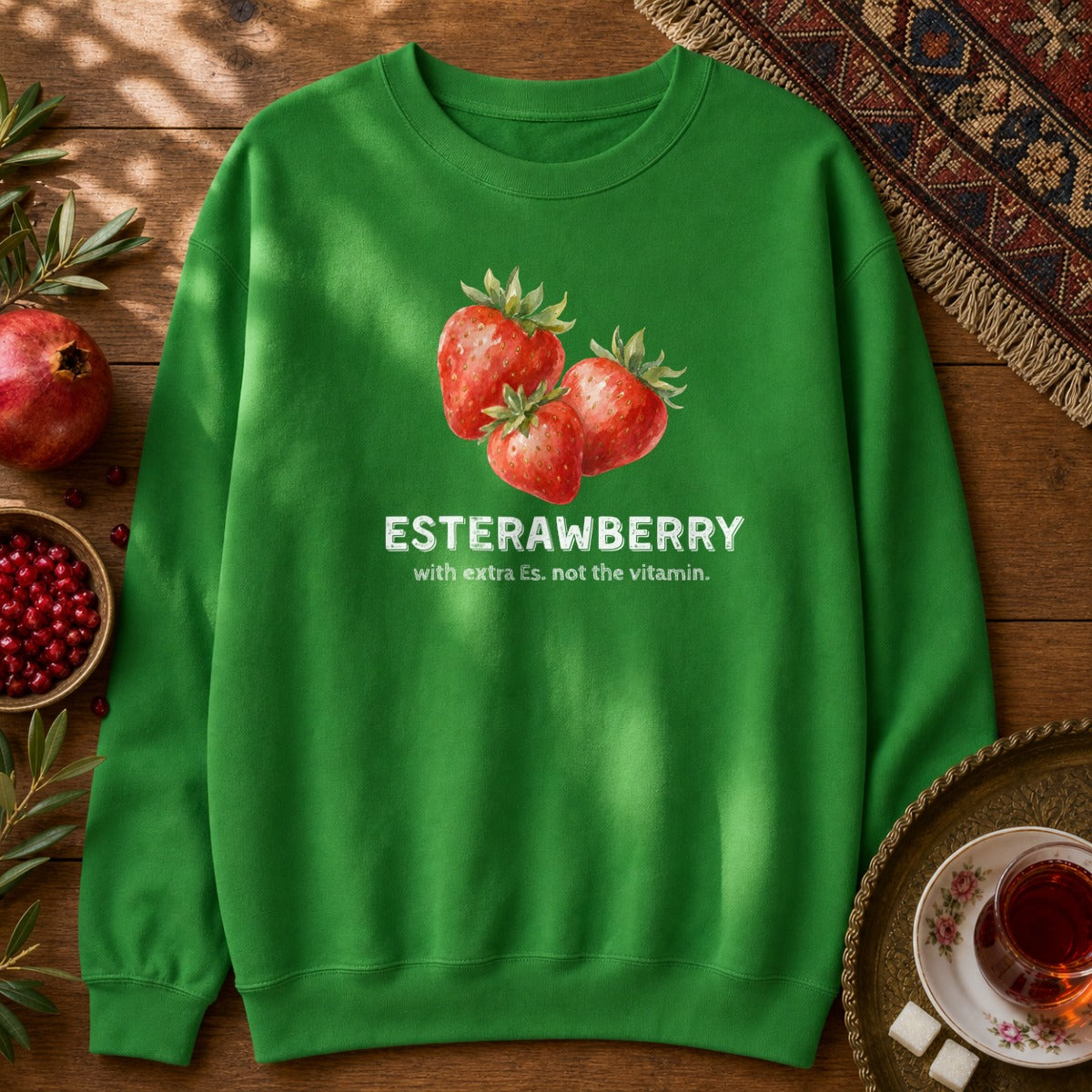 Esterawberry Sweatshirt - Irish Green