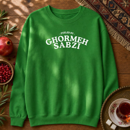 Fueled by Ghormehsabzi Sweatshirt - Irish Green
