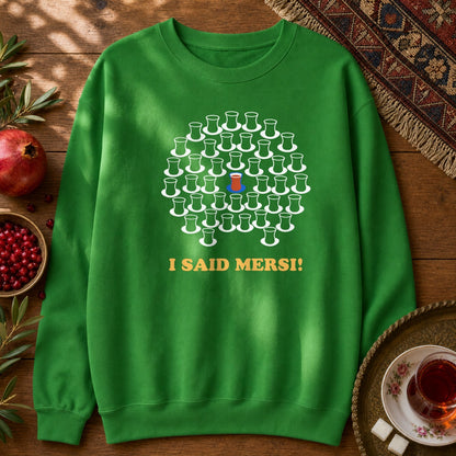 I Said Mersi Sweatshirt - Irish Green