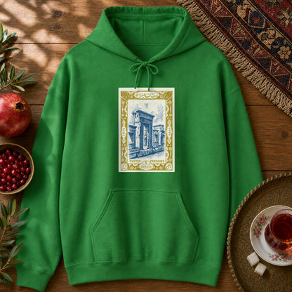 Persepolis Stamp Hoodie - Irish Green
