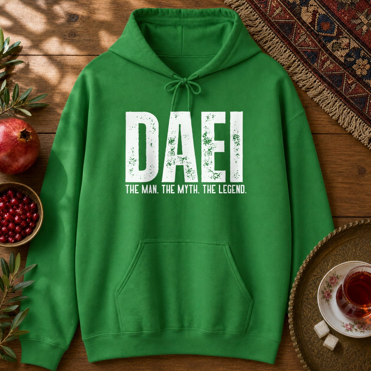 Daei, the myth Hoodie - Irish Green
