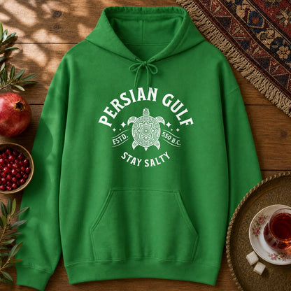 Persian Gulf Estd 550 BC Hoodie - Irish Green