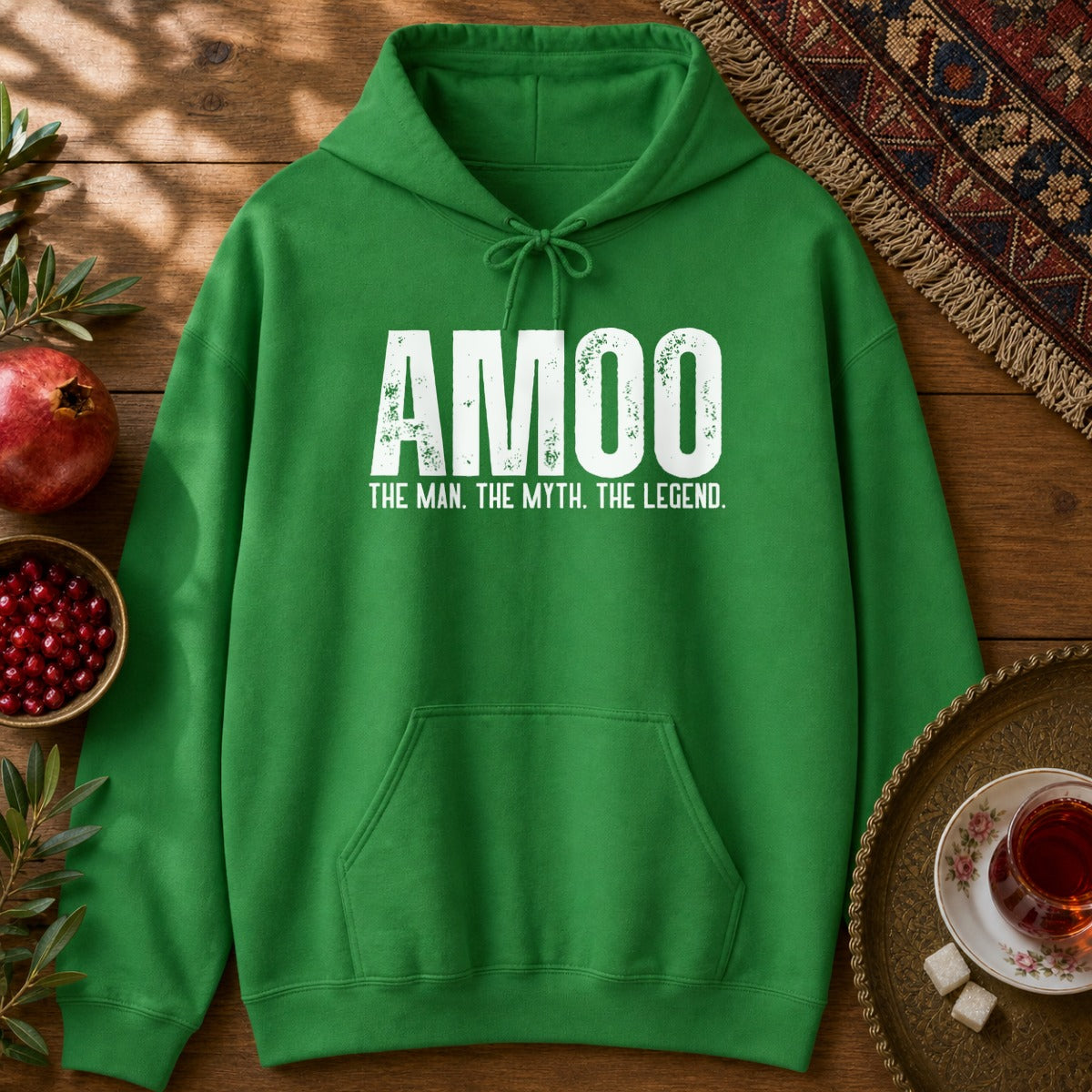 Amoo, the myth Hoodie - Irish Green