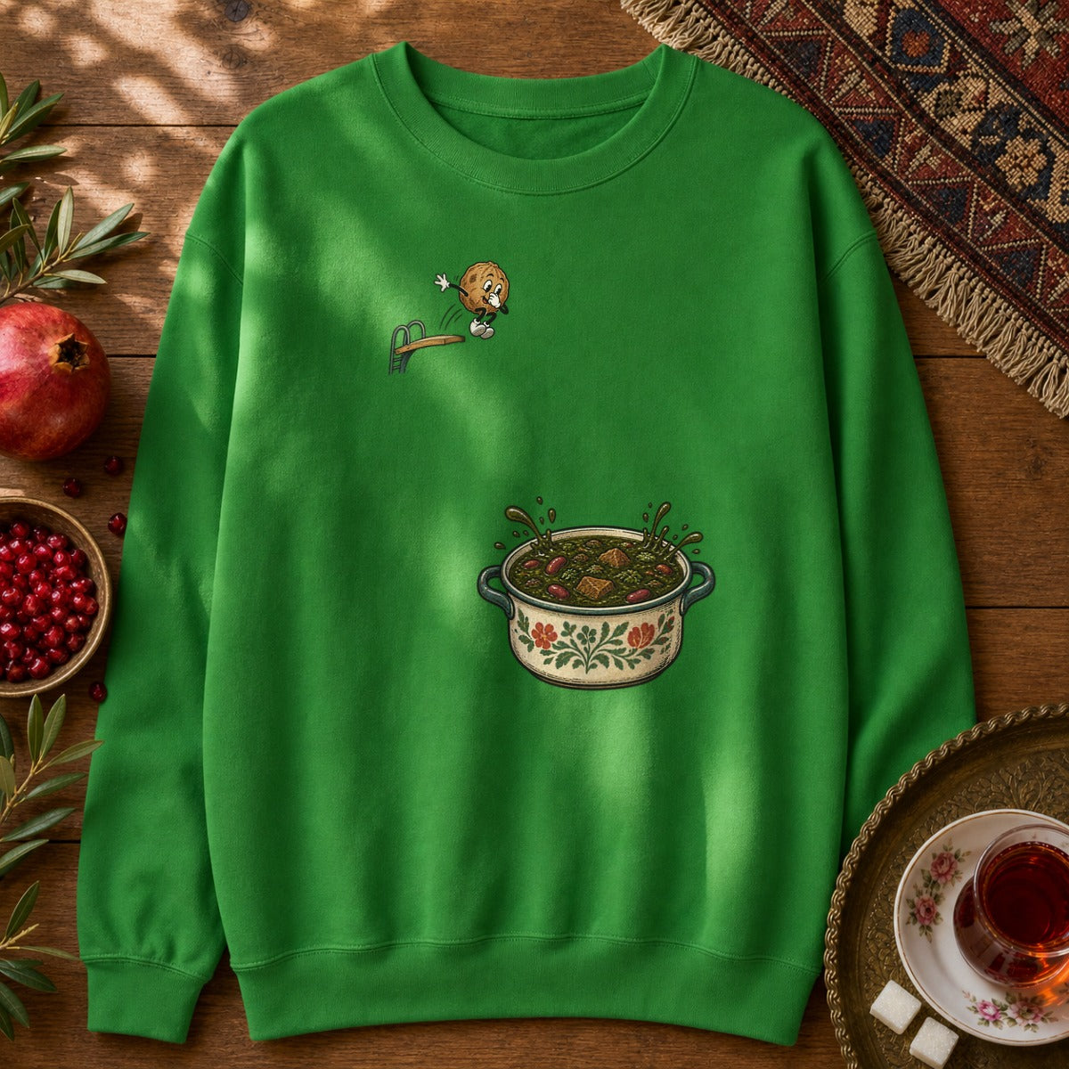Brave Limoo Ammani Sweatshirt - Irish Green