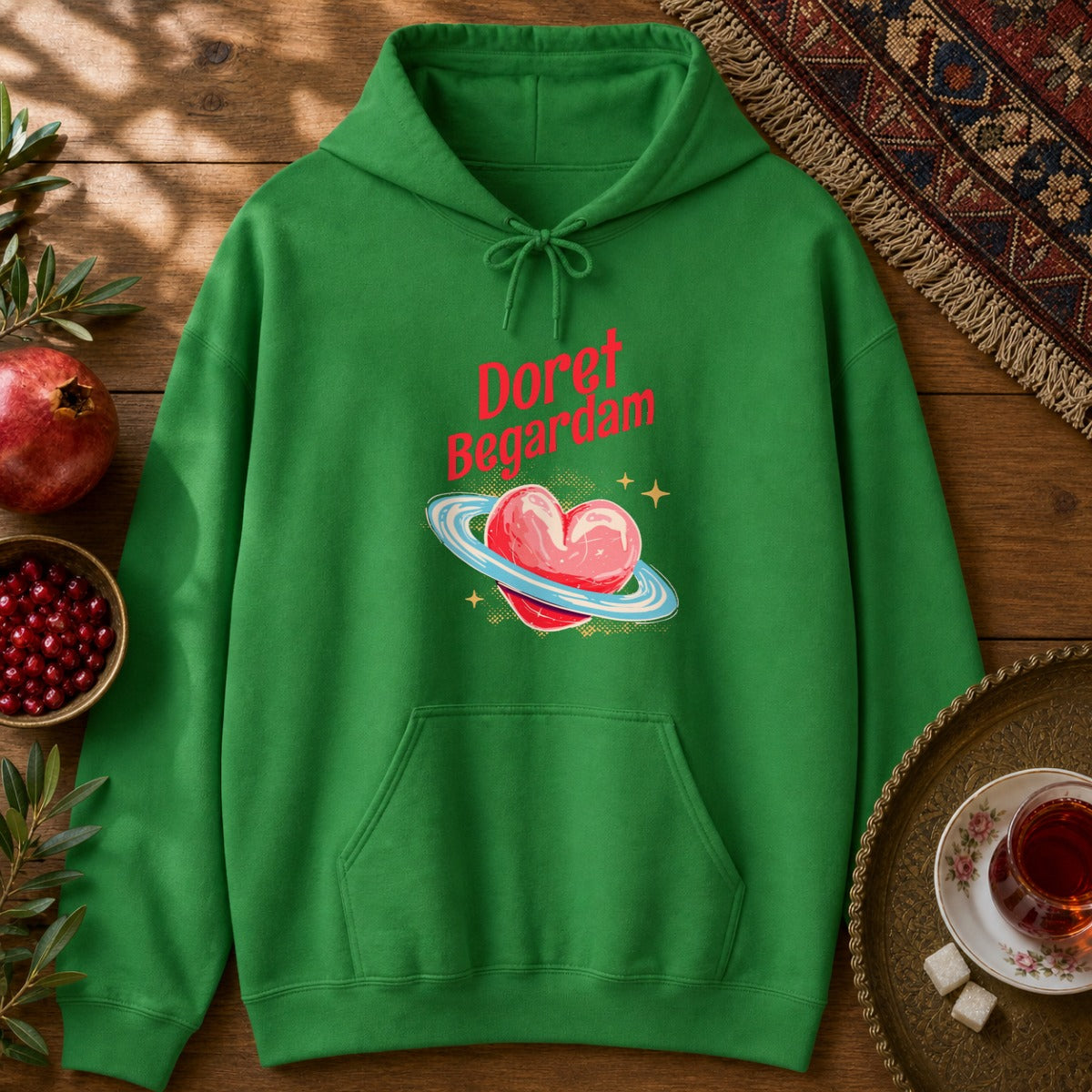 Doret Begardam Hoodie - Irish Green