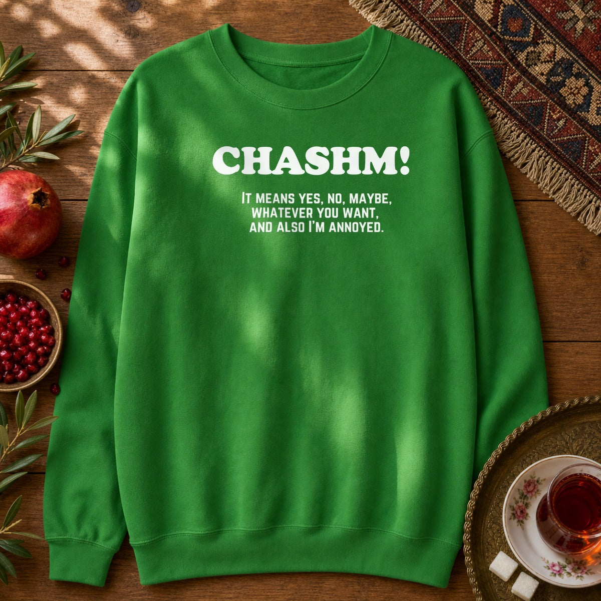 Chashm Defined Sweatshirt - Irish Green