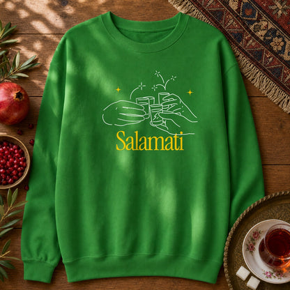 Salamati Shots Sweatshirt - Irish Green
