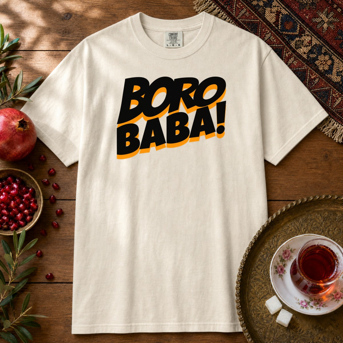 Boro Baba Premium Tee - Ivory