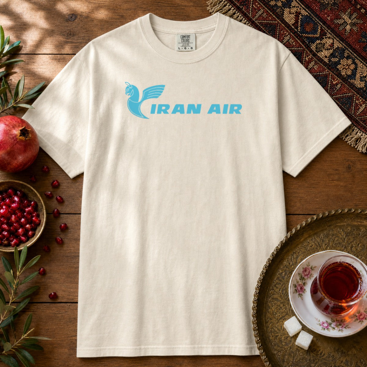 Iran Air Premium Tee - Ivory