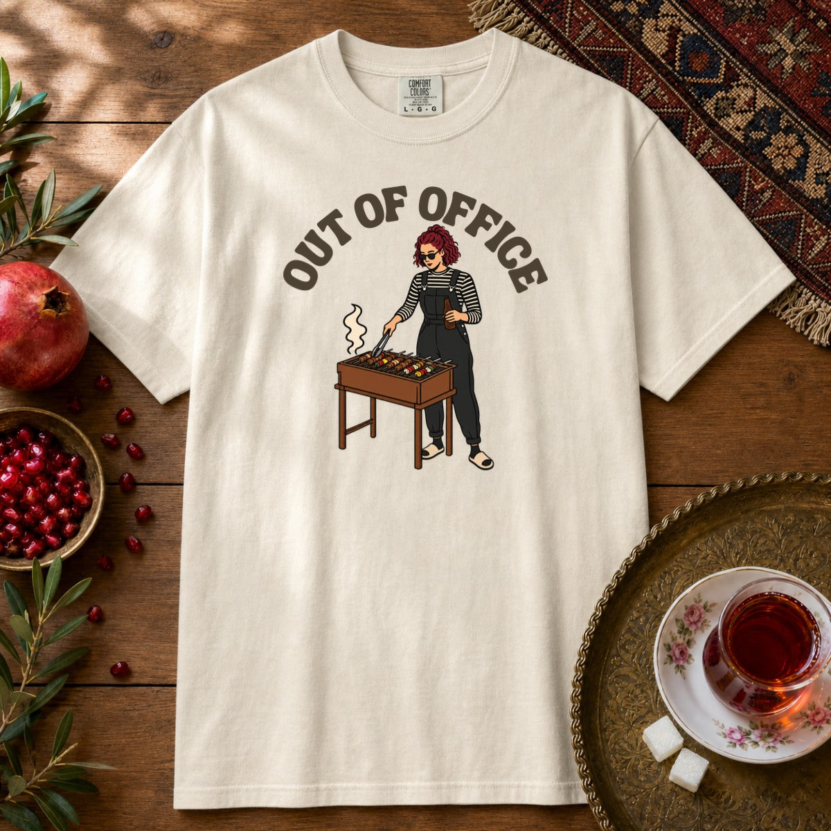 Out of Office - Female Premium Tee - Ivory
