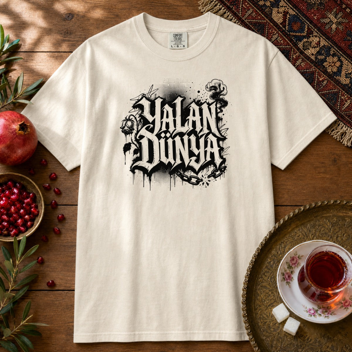 Yalan Dunya Premium Tee - Ivory