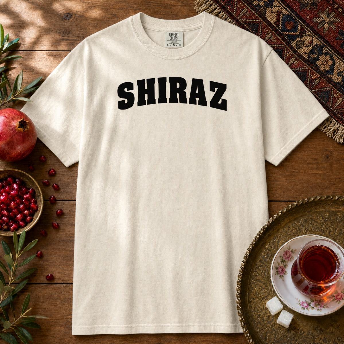 Shiraz 2 Premium Tee - Ivory