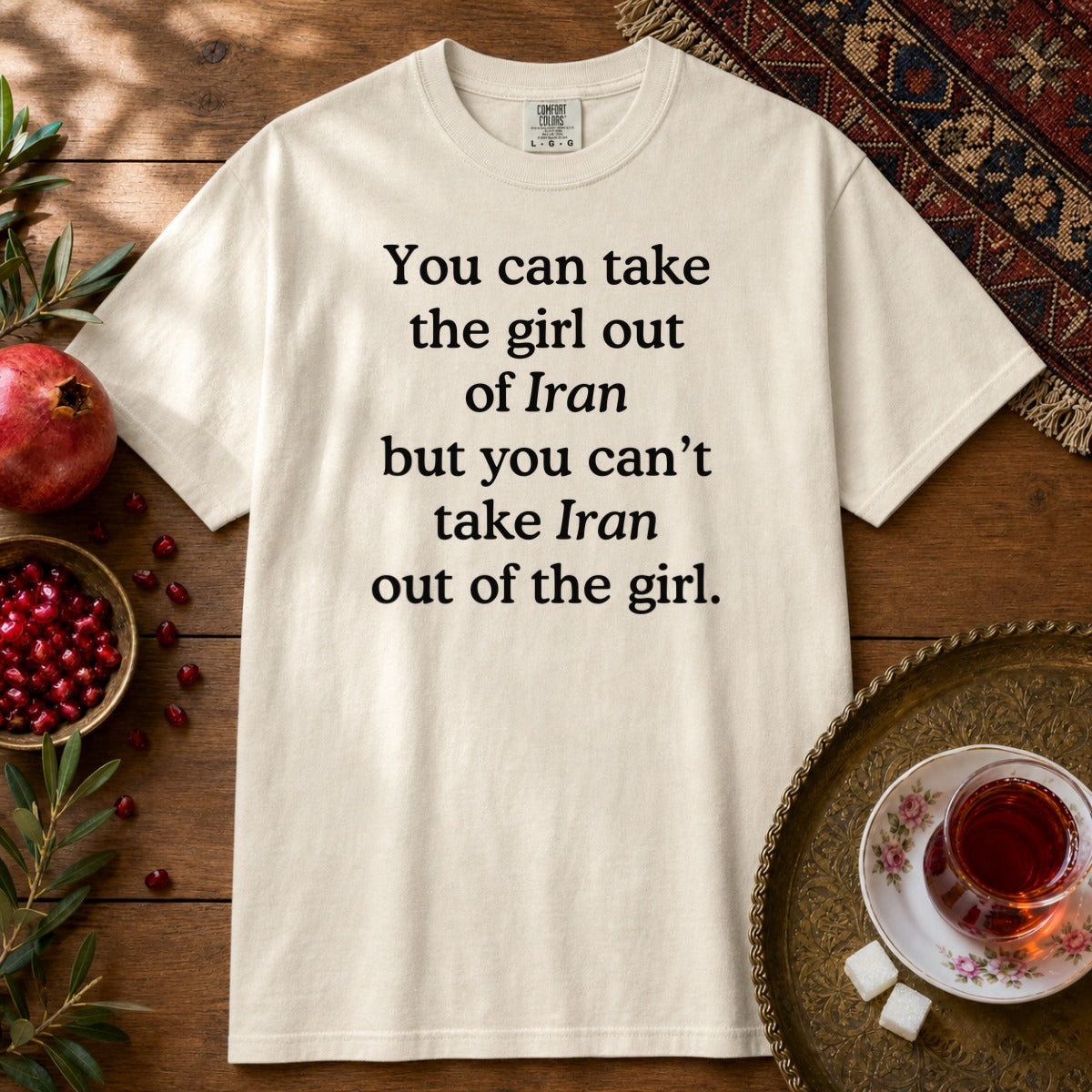 Girl out of Iran Premium Tee - Ivory