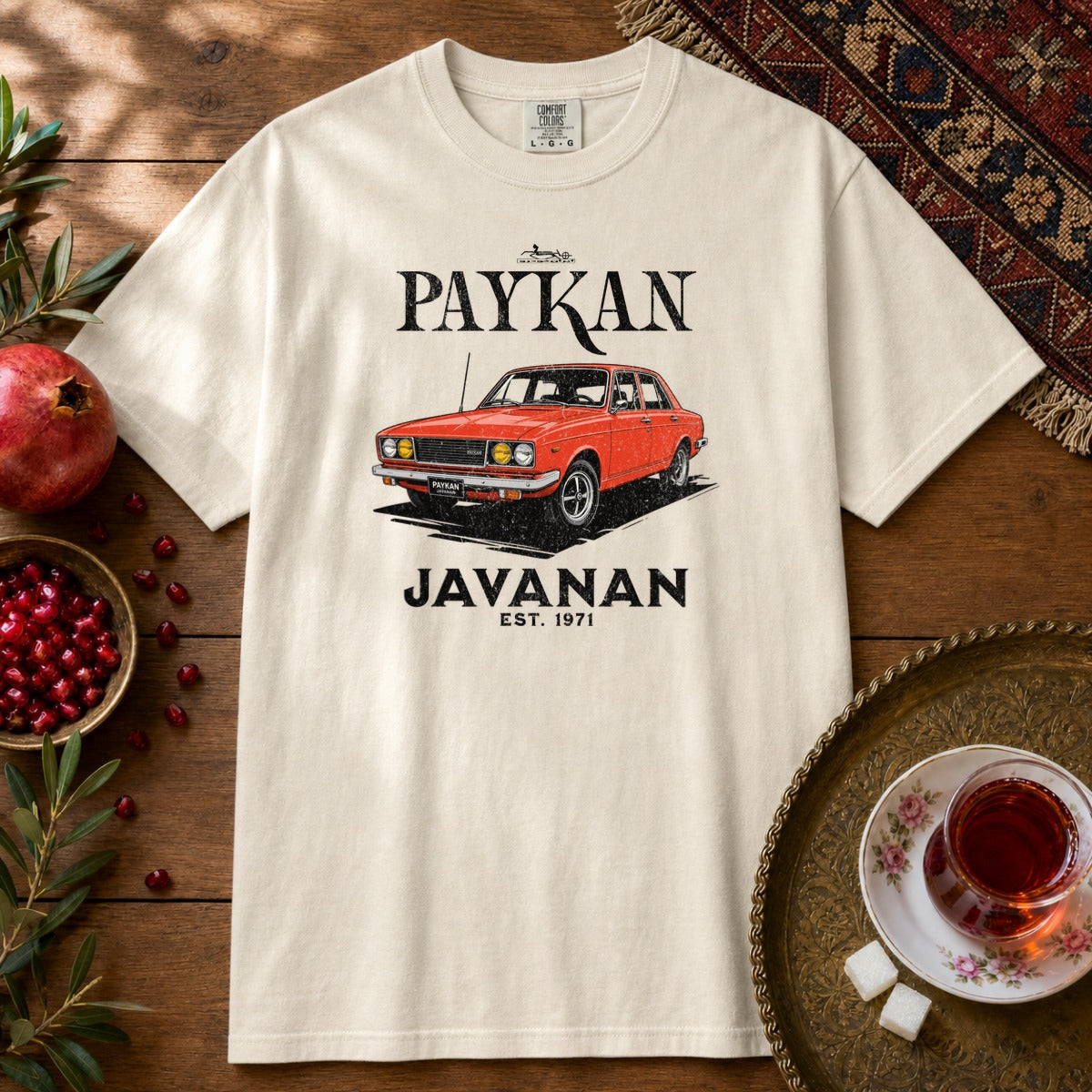 Paykan Javanan Premium Tee - Ivory