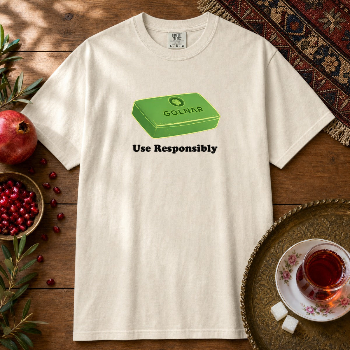 Golnar Premium Tee - Ivory