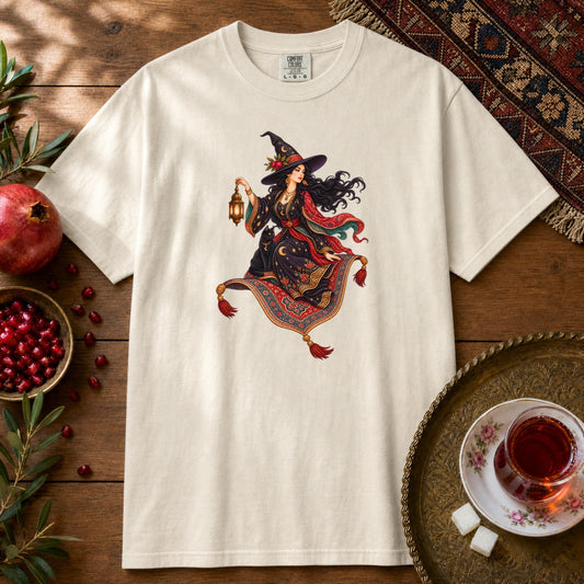 Witch and the Magic Carpet Premium Tee - Ivory