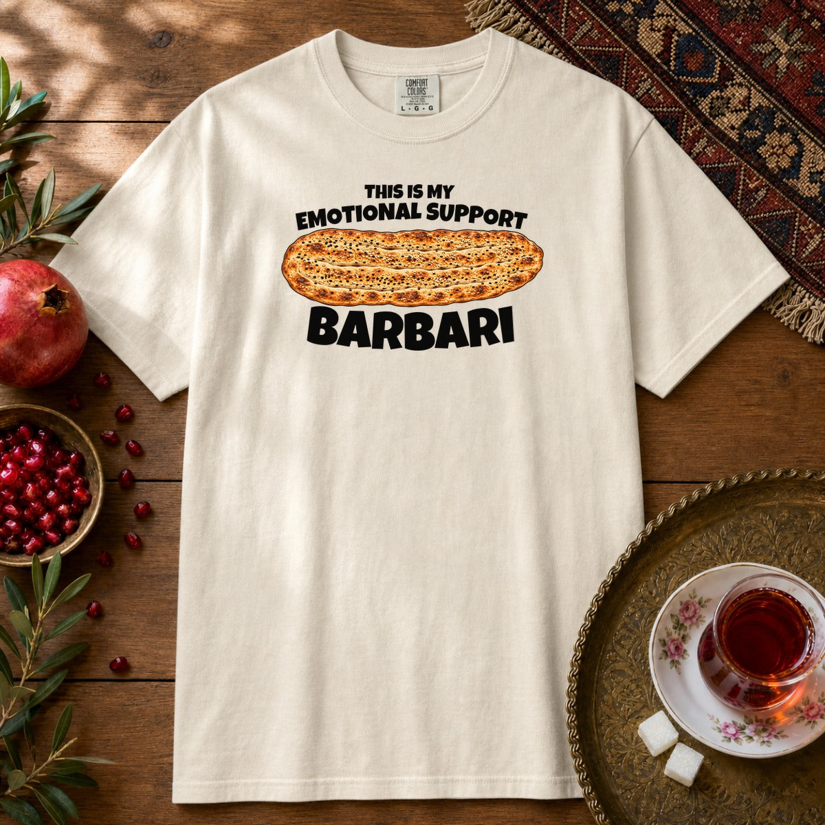 Emotional Support Barbari Premium Tee - Ivory