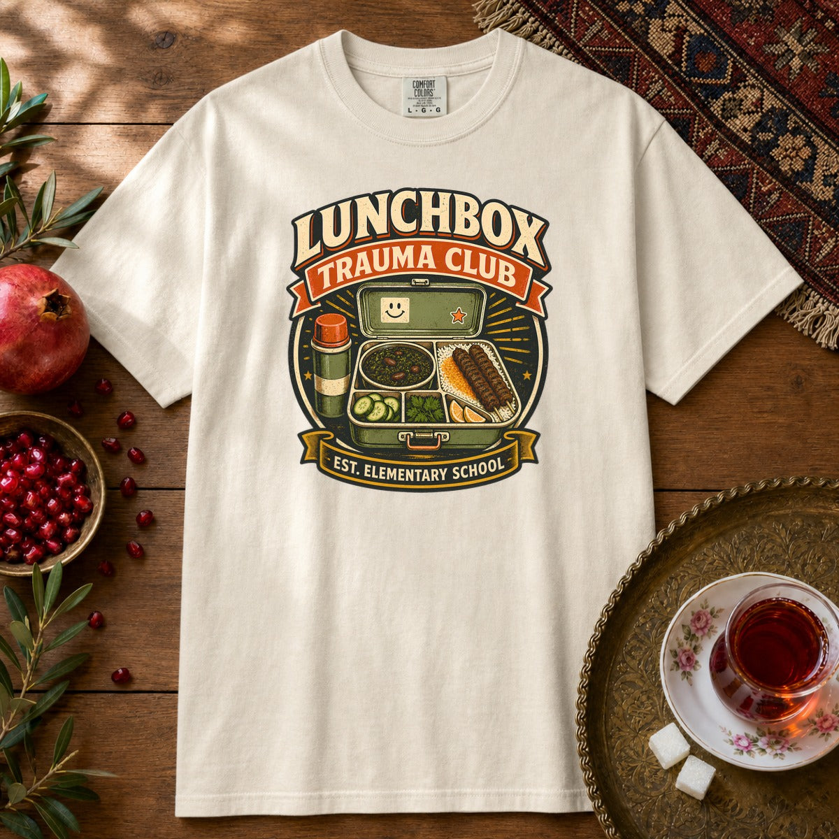Lunchbox Trauma Club Premium Tee - Ivory