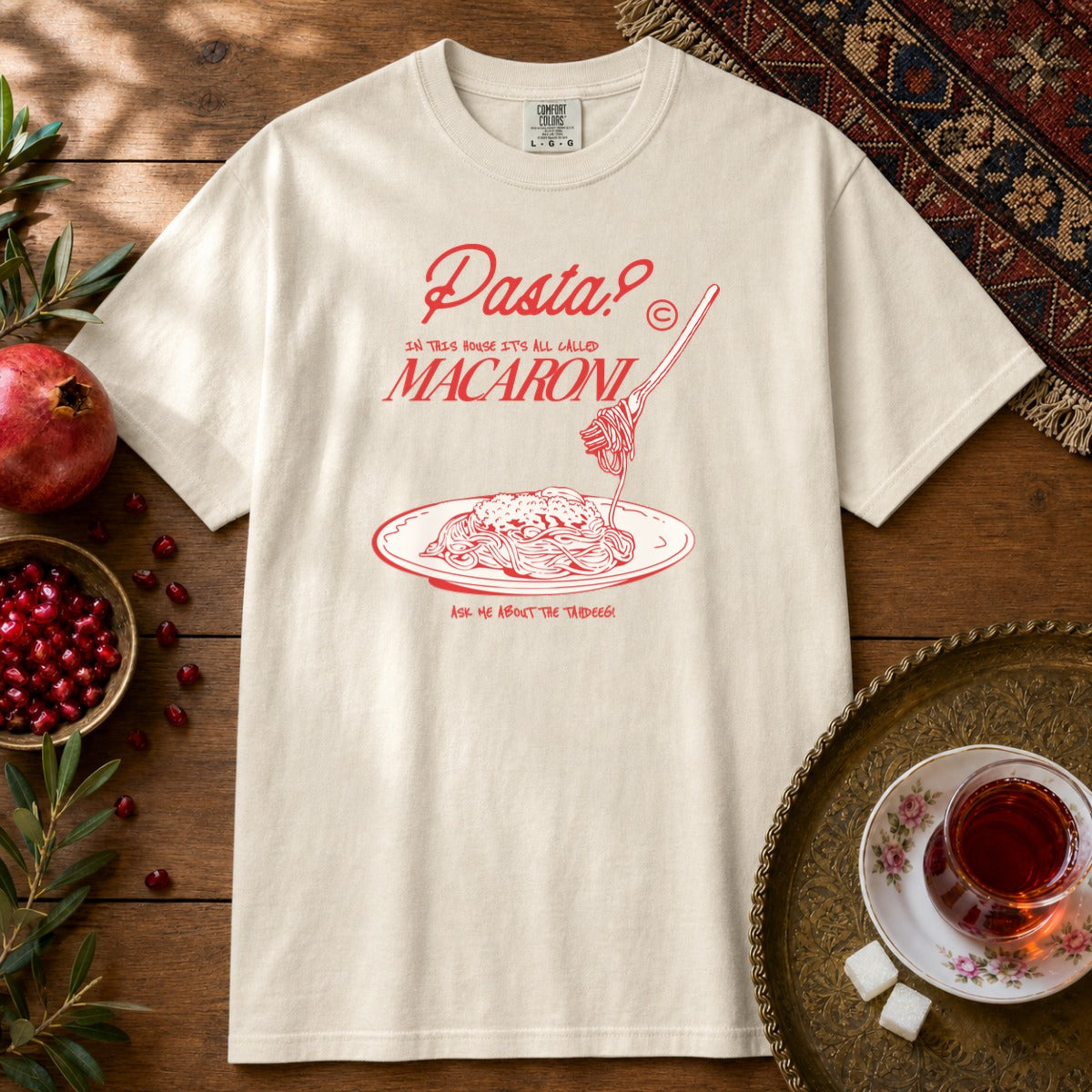 It's All Macaroni Premium Tee - Ivory
