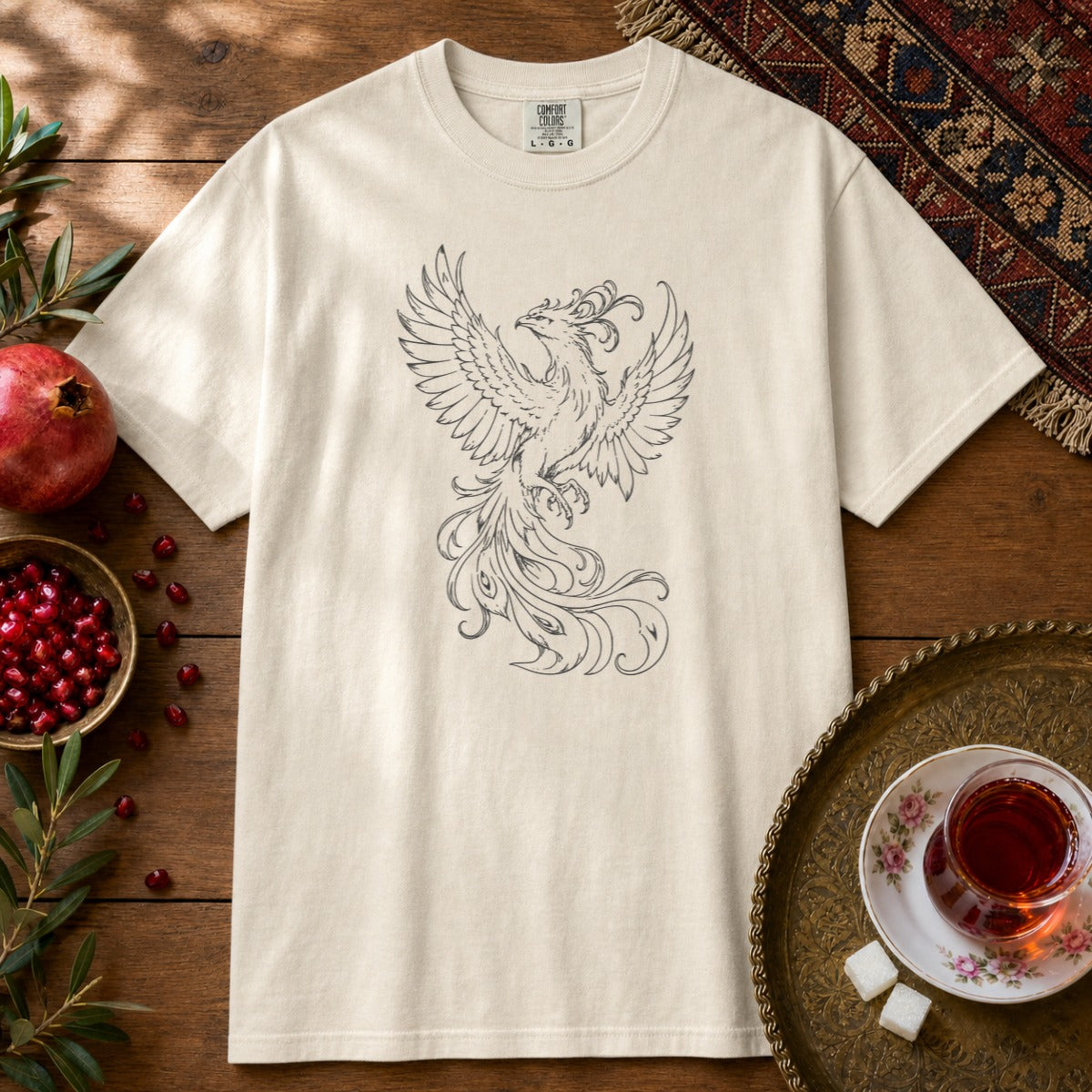 Simorgh Premium Tee - Ivory