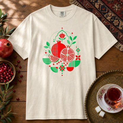 Pomegranate Premium Tee - Ivory