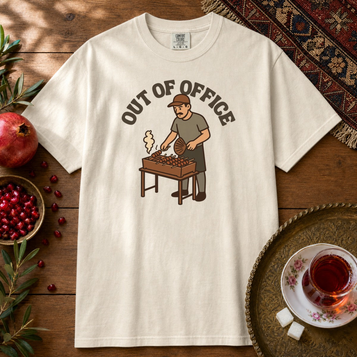 Out of Office Premium Tee - Ivory